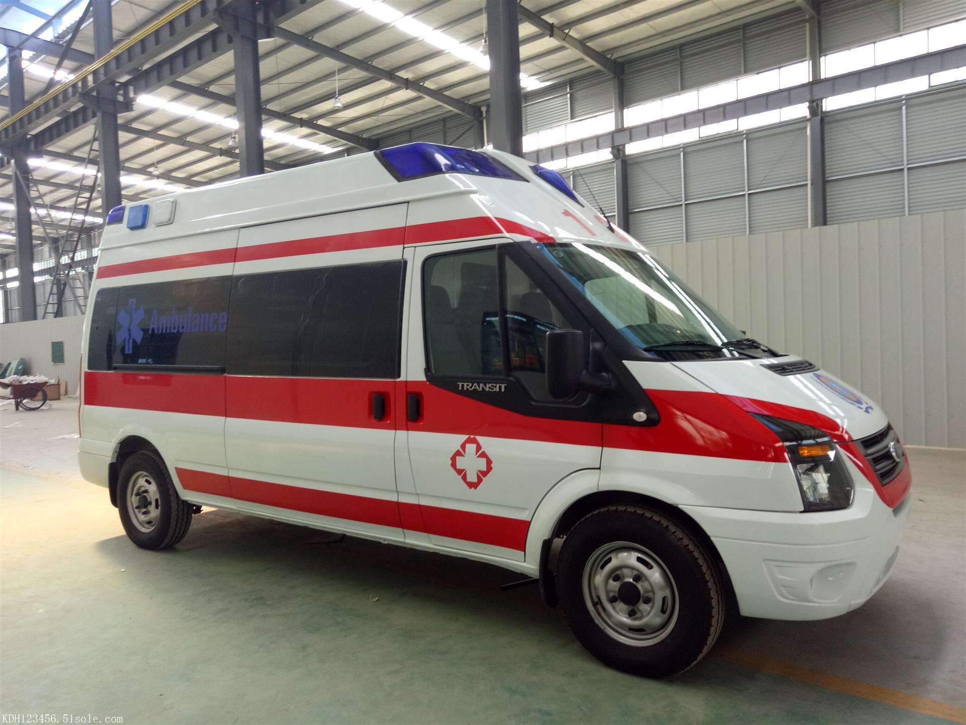 上海救护车外观展示